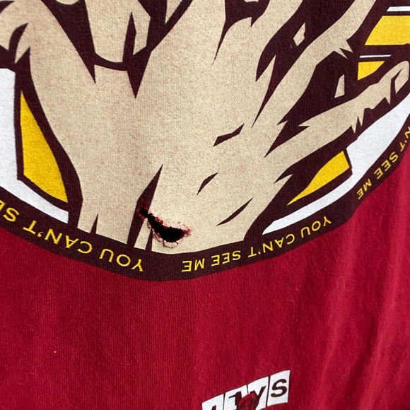 John Cena WWE Never Give Up U Cant C Me T-Shirt 3XL Y2K Wrestling - Picture 2 of 4